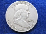1959-D Franklin Half Dollar - con 200