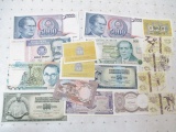 16 UNC World Banknotes Currency - con 394
