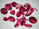 38.06 tcw Red Gemstones - From Pawn - con 583