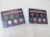 Two Collectors sets of Pennies - con 346