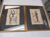 Egyptian Items - Framed Paintings - con 687