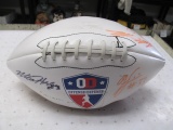 Autographed NFL Football - Matt Haselback and More - con 346