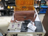 Vintage Leather Camera Bag and More - Will not be shipped - con 694
