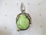 Large Sterling Silver Pendant - con 3