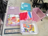 Four Totes of Crafting Items  - con 13