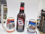 Two Budweiser Steins - Will not be shipped - con 319