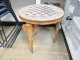 Round Inlaid Elephant Gaming Table - Will not be shipped - con 1