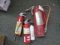 3 Fire Extinguishers - Will not be shipped - con 555