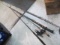 Four Fishing Rods and Reels - Will not be shipped - con 555