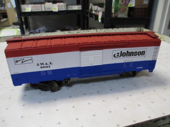 Lionel Standard O Johnson Wax Box Car - 6-9803 - con 386