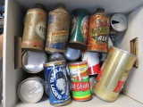 Box Real Tin Cans - Some 40's to 60's - Will not be shipped - con 394