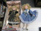 Two Porcelain Dolls - Will not be shipped - con 653