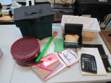 Office Supplies with Basket - con 1