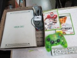 Xbox 360 with 2 games and Controller - con 653