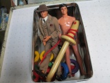 Two Ken Dolls and Assorted Toys - con 1