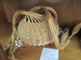 Modern Puget Sound - Basket with Shell Beads - Will not be shipped - con 583