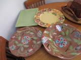 4pcs Lerving trays and Bowls - 15