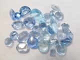 17.46 tcw Aquamarine Gemstones - From Pawn - con 583