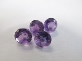 Four Purple Natural Sapphires 1.97tcw - From Pawn - con 583