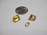 3 Fine Quality Citrine Gemstones - From Pawn - con 583