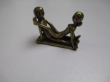 Japanese Bronze Statue of Man and Woman - con 346