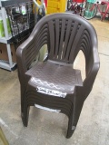 6 Plastic Chairs - Will not be shipped - cn 446