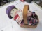 Longaberger Handwoven Basket with Vintage Doll - con 3