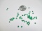 6.07 cw Lab Created Emeralds - 2.98mm Each - About 50 pcs - con 583