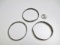3 Stamped .925 and Sterling Vintage Bangles - con 754