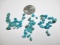 31.50cts Kingman Mine Turquoise Nuggets - con 754