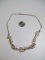 .925 Stamped Silver Necklace with Lobster Clasp - con 754