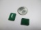 Two Natural Emeralds 14.5cts and 12.0cts From Columbia - con 583