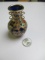 Vintage Open Work Cloisonne Floral Vase - con 754