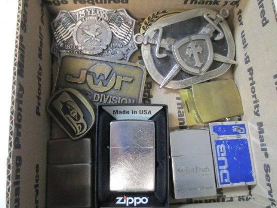 Collectible Zippos and Belt Buckles - con 803