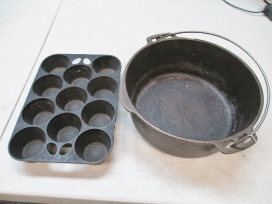 Lot of Griswold and Wagner Dutch Oven - Will not be shipped -con 803