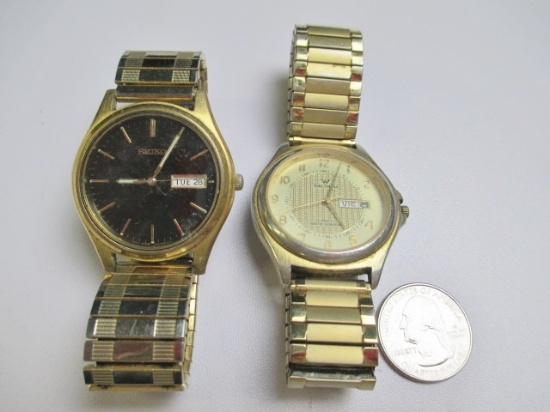 Vintage Men's Seiko and Waltham Watches - con 668