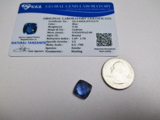 Natural Tanzanite Gemstone- Certified - con 583