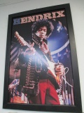 Jimmy Hendrix - Framed Art - 39x28 - Will not be shipped - con 802