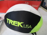 Trek USA Lite Bike Helmet - Med Black with Yellow - con 476