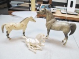 Lot of 3 Boyer Horses - con 803