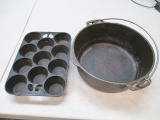 Lot of Griswold and Wagner Dutch Oven - Will not be shipped -con 803