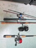 3 Rods - Teton, Ouantum Shakespear - - Will not be shipped - con 801
