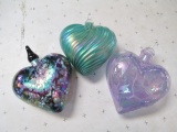 Glass Eye Studio Designer Heart Ornament - con 804