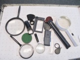Large Lot of Magnifying Glasses and Loops - con 672