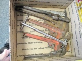 Assorted Pipe Wrenches - con 802