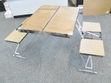 Portable Table and Bench -- Will not be shipped - con 317