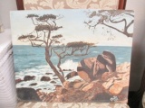 1958 Freeman Butts 1927=1998 California Coastal Painting - con 672
