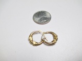 10k Gold Earrings - con 668