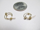 14k Gold Earrings - con 668
