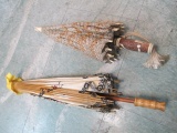 Two Vintage Umbrellas - Bone Handle - con 394